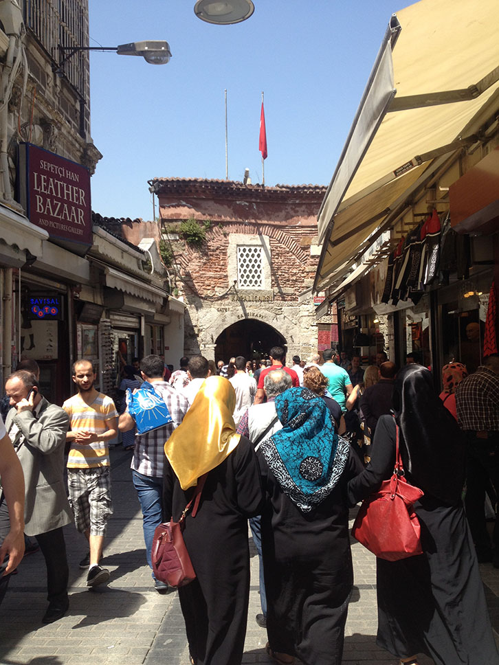 Istanbul, Turquie, entrée bazar