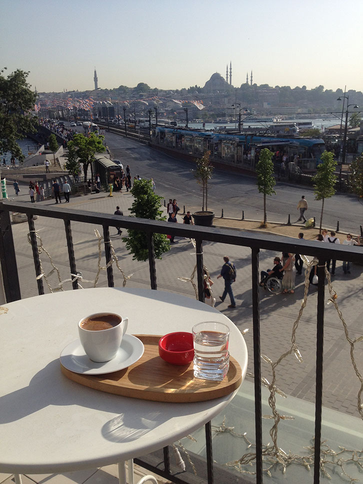 Istanbul, Turquie, café turc
